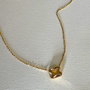 18k gold plated Crystal Stone Necklace